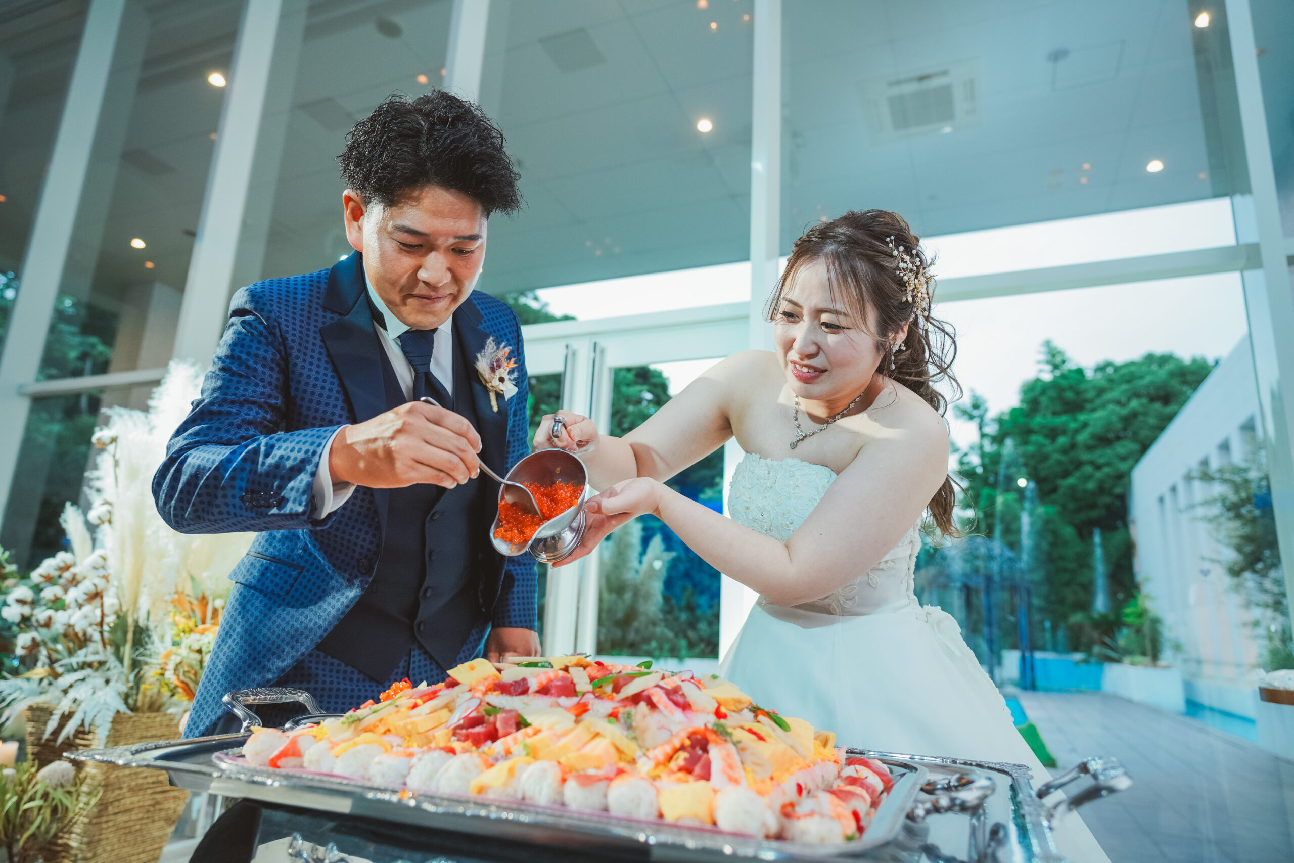 お寿司ケーキ！～みんなで盛り上がるご結婚式に～